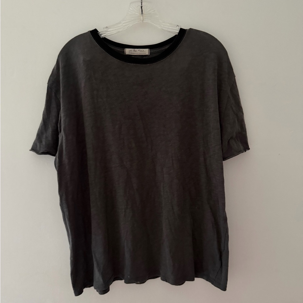 We The Free Dark Gray Short Sleeve Tee